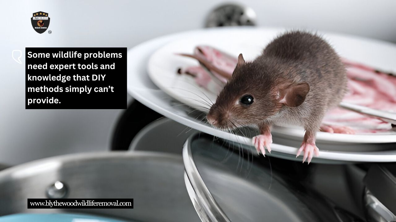 some wildlife problems need expert tools and knowledge that DIY methods simply can't provide.