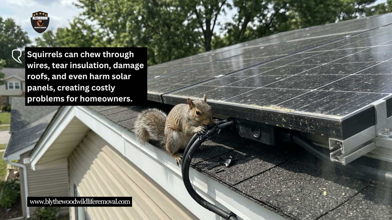 The Type of Damage Squirrels Can Cause