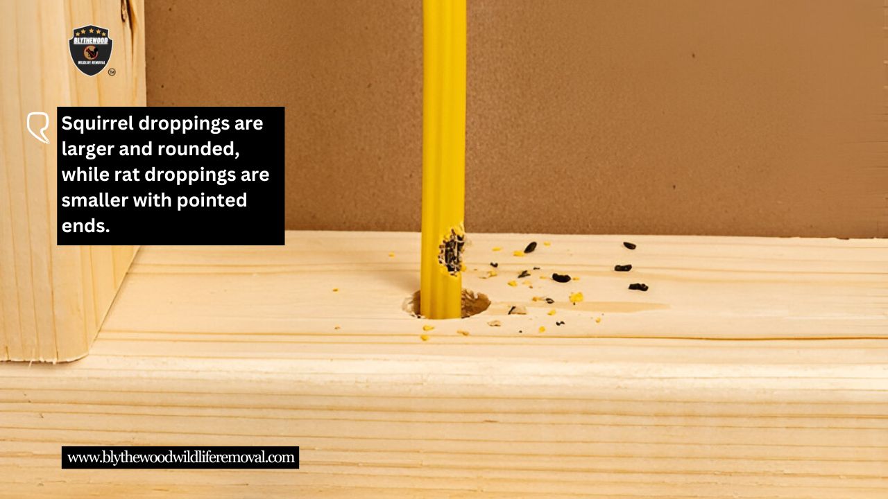 Physical Differences Between Squirrel and Rat Droppings