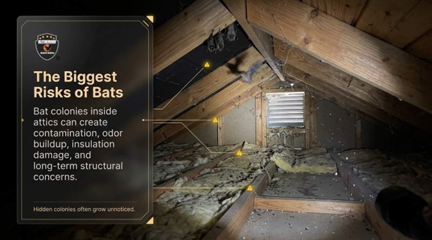 The Biggest Risks of Bats Inside the Attic