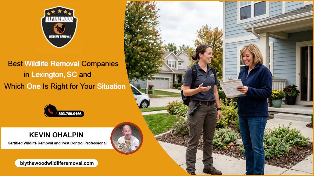 Best Wildlife Removal Companies in Lexington, SC and Which One Is Right for Your Situation