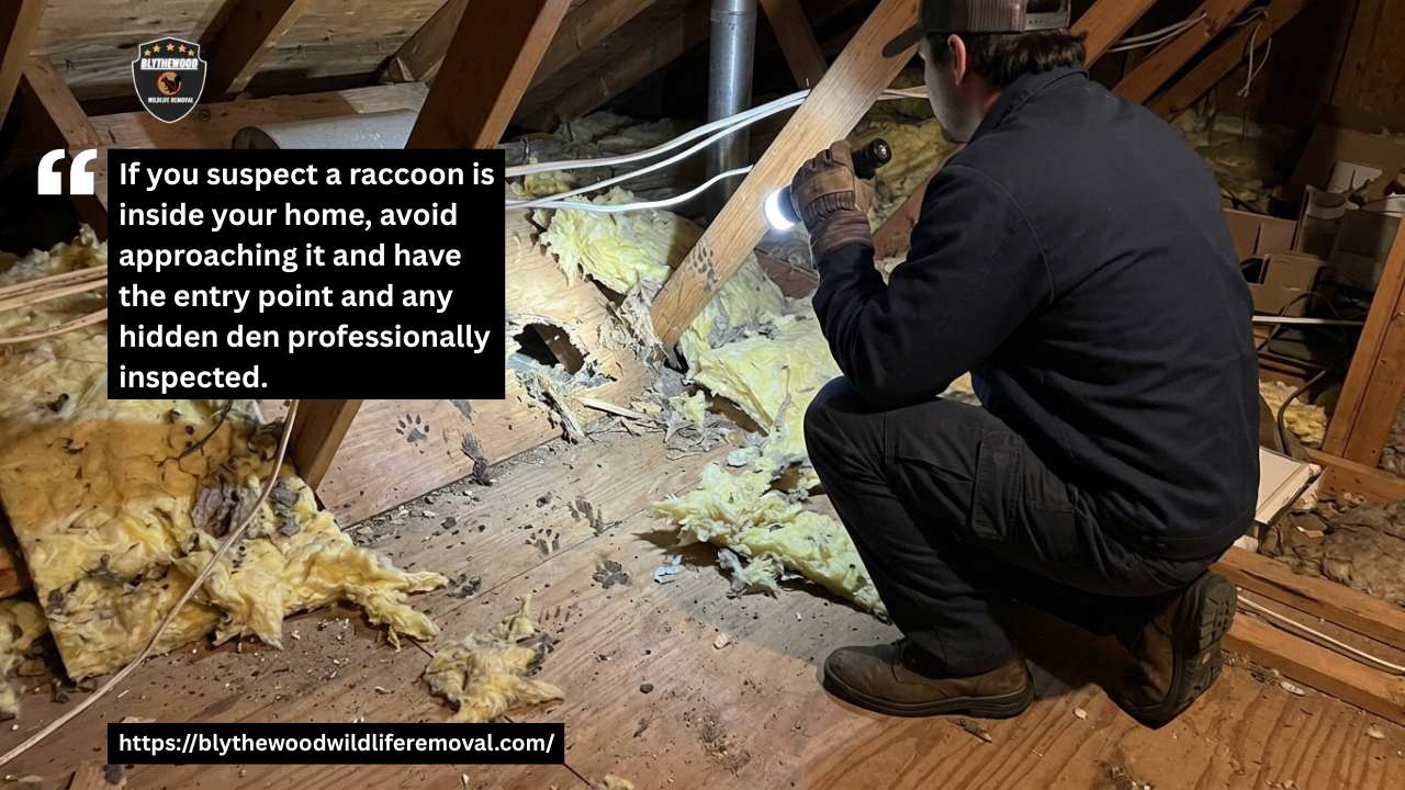 What to Do If You Suspect a Raccoon Is in Your House
